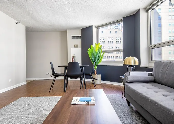 River N 1br W Gym Pool Nr Magnificent Mile Chi-269 Apartment *