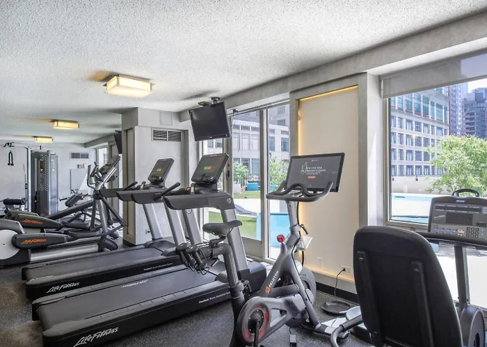 River N 1br W Gym Pool Nr Magnificent Mile Chi-269